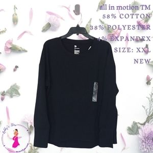 All in motion Women white Sweatshirt XXL